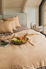 Immaculate Vegan - AmourLinen Linen Bedding Set | Mustard