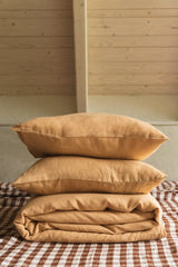 Immaculate Vegan - AmourLinen Linen Bedding Set | Mustard