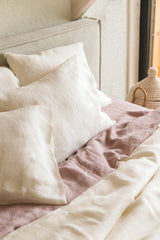 Immaculate Vegan - AmourLinen Linen Bedding Set | White