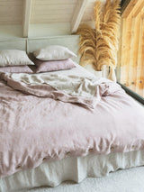 Immaculate Vegan - AmourLinen Linen Bedding Set | Dusty Rose