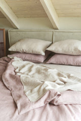 Immaculate Vegan - AmourLinen Linen Bedding Set | Dusty Rose