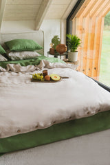 Immaculate Vegan - AmourLinen Linen Bedding Set | Cream