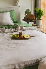 Immaculate Vegan - AmourLinen Linen Bedding Set | Cream