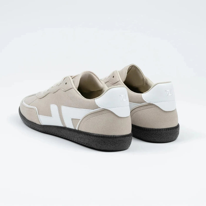 Zeta Shoes Delta Unisex Recycled Vegan Suede Sneakers | Beige