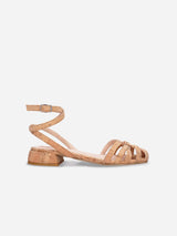 Immaculate Vegan - Desa Sustainable Cork Vegan Sandals | Brown