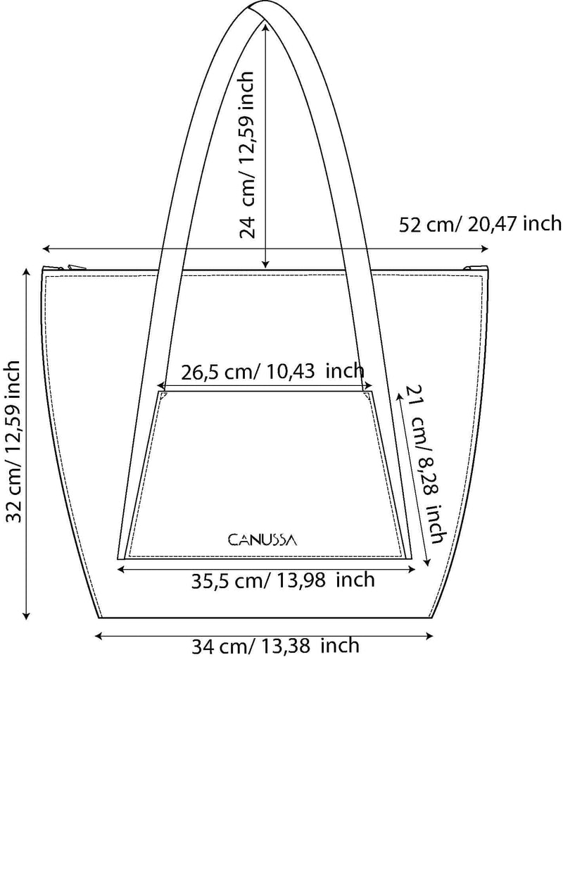 Canussa City Shopper - Stone