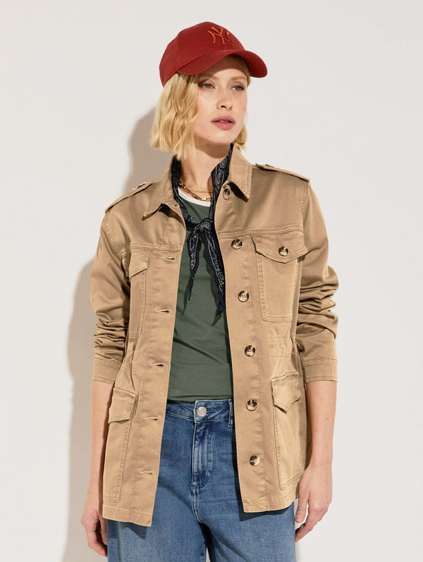 Drake Organic Cotton Utility Jacket | Taupe