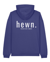 Immaculate Vegan - hewn. Mens Organic Cotton Signature Oversized Hoodie in Dusk Purple