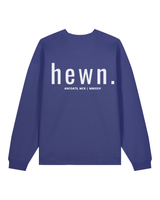 Immaculate Vegan - hewn. Mens Organic Cotton Signature Oversized Sweatshirt in Dusk Purple