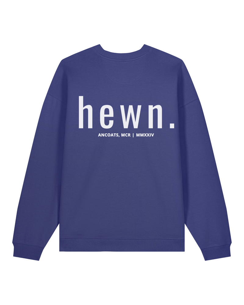 Women's Organic Cotton Signature Oversized Sweatshirt | Dusk Purple