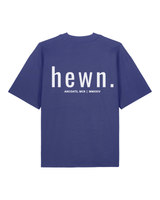 Immaculate Vegan - hewn. Mens Organic Cotton Signature Oversized T-shirt in Dusk Purple