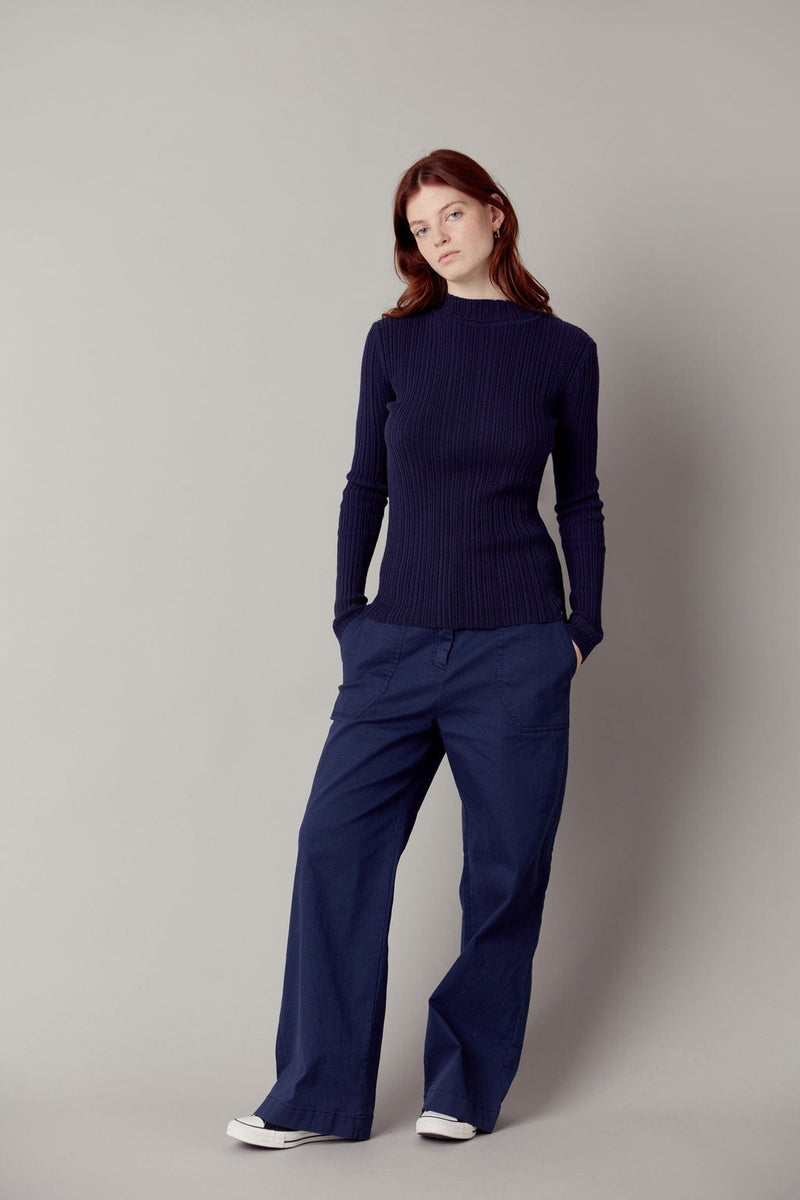 KOMODO ELLIS - Organic Cotton Jumper Navy