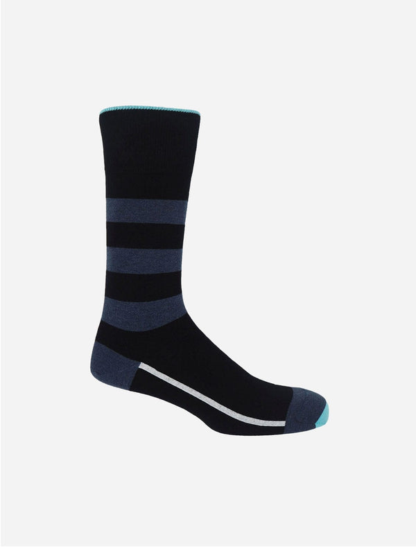 Peper Harow Equilibrium Men's Organic Cotton Socks | Black