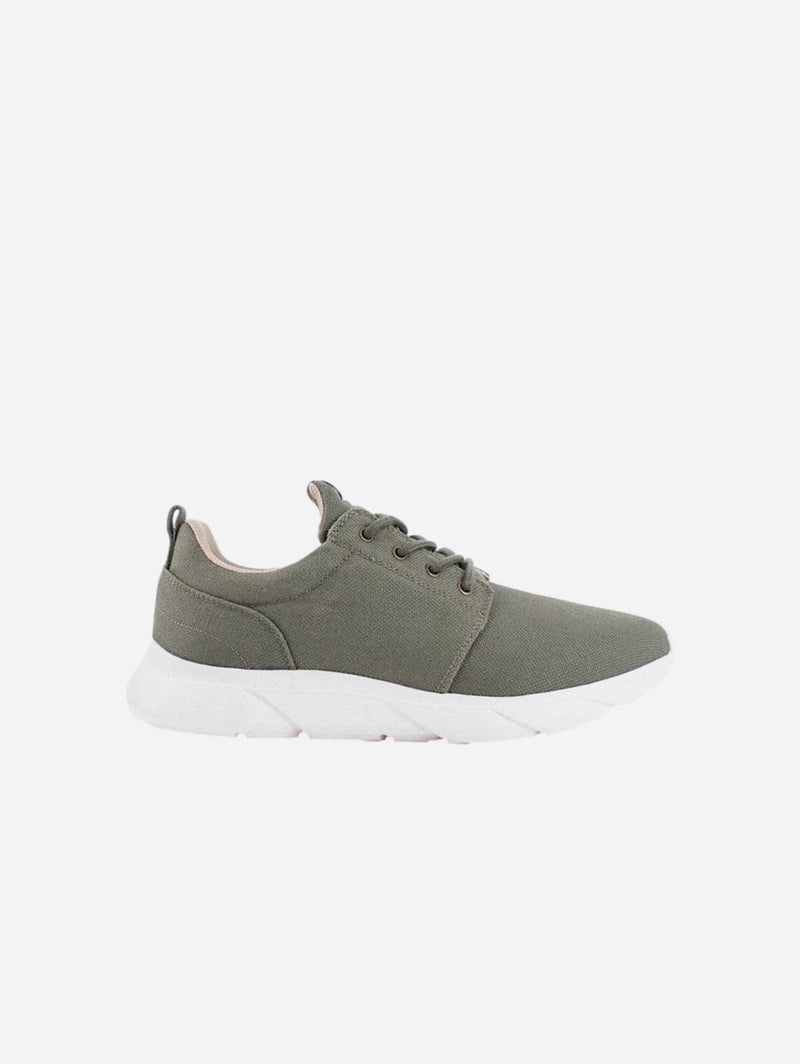 8000kicks Explorer V2 Women's Vegan Hemp Sneakers | Dark Green