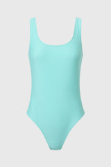 Immaculate Vegan - Balmins Recycled Polyamide One-piece Swimsuit | AQVA Blue