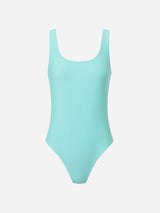 Immaculate Vegan - AQVA Swimwear Balmins Recycled Polyamide One-piece Swimsuit | AQVA Blue XS