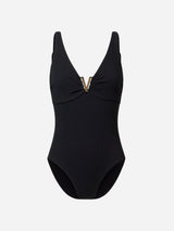 Immaculate Vegan - Aiguablava Recycled Polyamide One-piece Swimsuit | Black