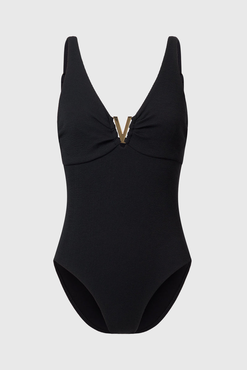 Aiguablava Recycled Polyamide One-piece Swimsuit | Black