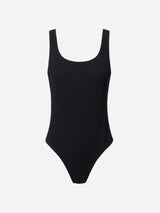 Immaculate Vegan - AQVA Swimwear Balmins Recycled Polyamide One-piece Swimsuit | Black XS