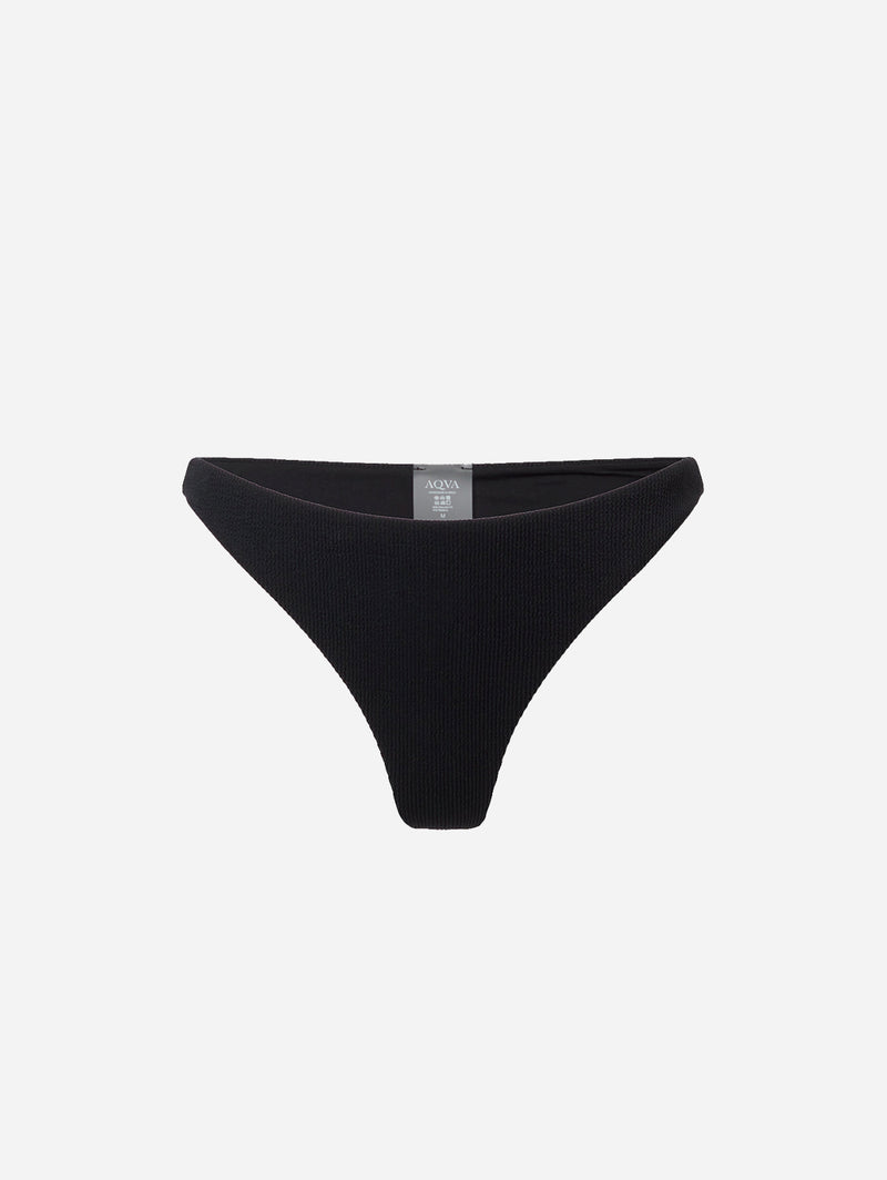 Turqueta Recycled Polyamide Bikini Bottom | Black