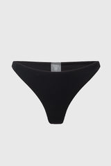 Immaculate Vegan - Turqueta Recycled Polyamide Bikini Bottom | Black