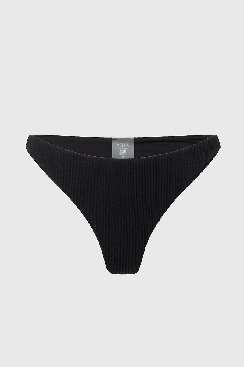 Turqueta Recycled Polyamide Bikini Bottom | Black