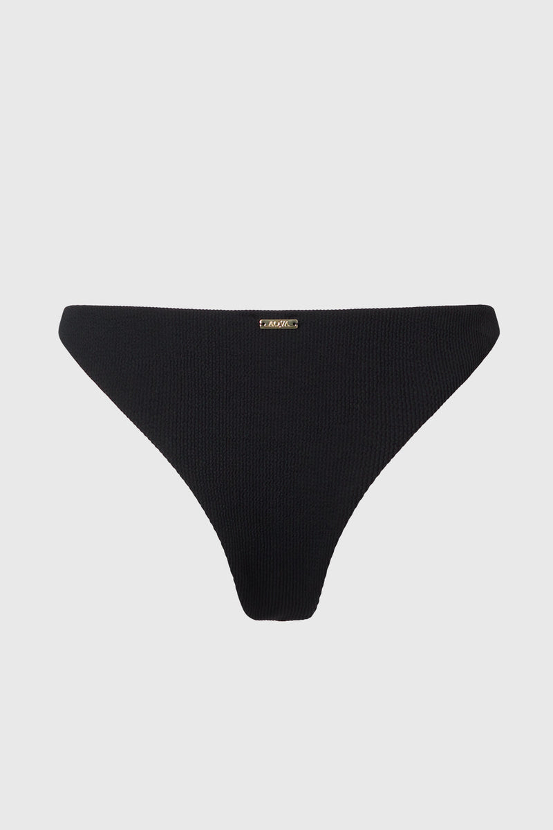 Turqueta Recycled Polyamide Bikini Bottom | Black