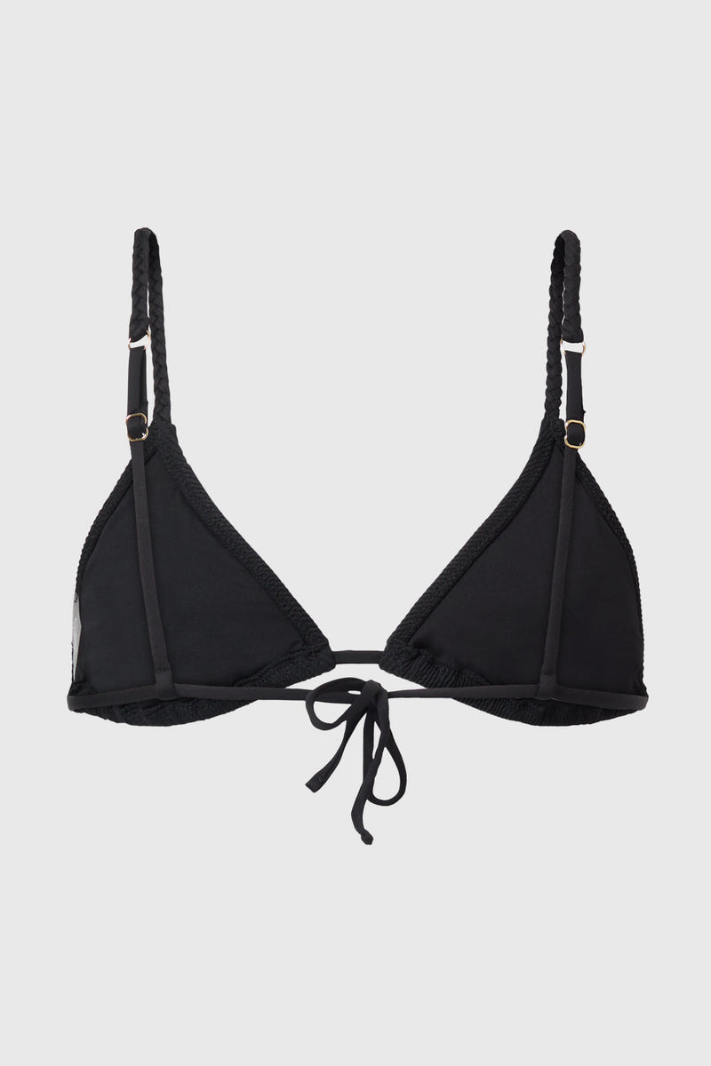 Tortuga Recycled Polyamide Bikini Top | Black