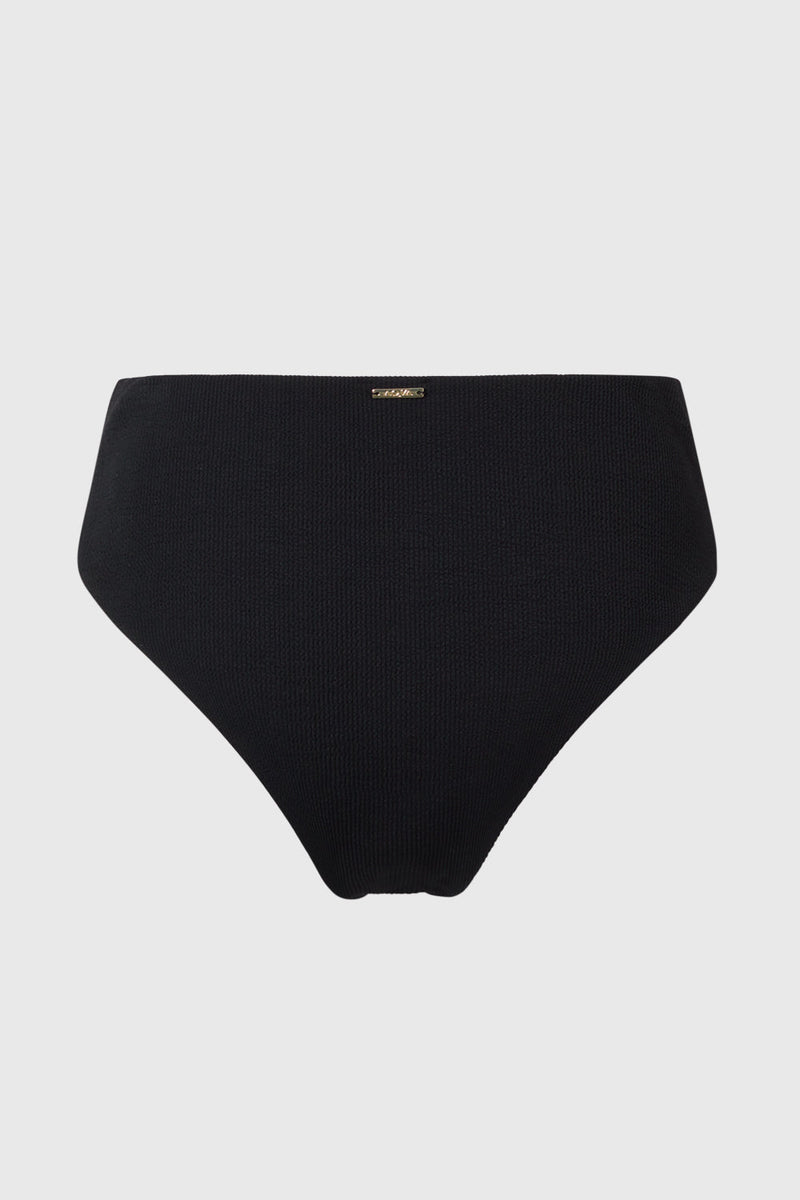 Jondal Recycled Polyamide Bikini Bottom | Black