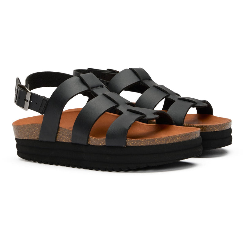 V.GAN Fig Ankle Strap Footbed Sandals