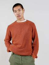 Immaculate Vegan - KOMODO Fog Unisex Organic Cotton Jumper | Orange S