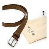 Immaculate Vegan - V.GAN Formal Men's Vegan Leather Belt | Tan