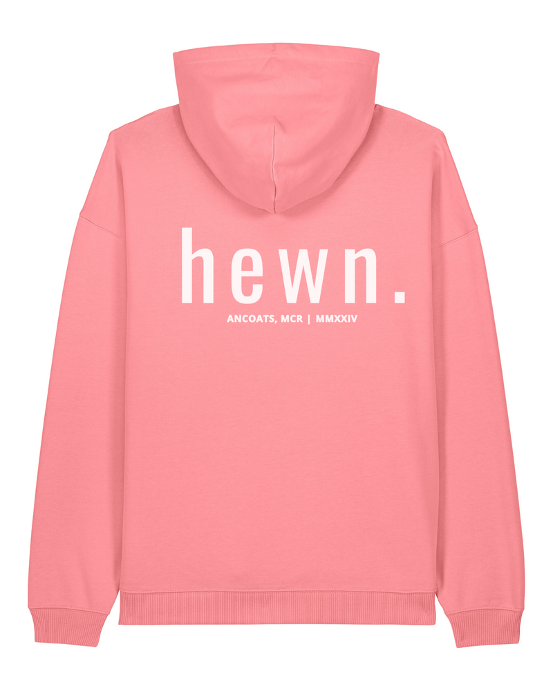 Women's Organic Cotton Signature Oversized Hoodie | Flamingo Pink