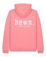 Immaculate Vegan - hewn. Mens Organic Cotton Signature Oversized Hoodie in Flamingo Pink