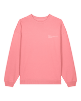 Immaculate Vegan - hewn. Mens Organic Cotton Signature Oversized Sweatshirt in Flamingo Pink