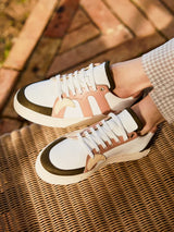 Immaculate Vegan - Minuit sur Terre Footprint Vegan Grain & Apple Leather Sneakers | Magnolia UK2.5 / EU35 / US4