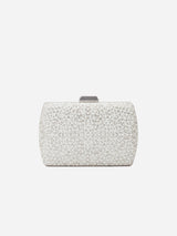 Immaculate Vegan - Francisca Vegan Glitter Clutch | Pearl