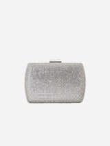 Immaculate Vegan - Forever and Always Shoes Francisca Vegan Glitter Clutch | Silver Silver