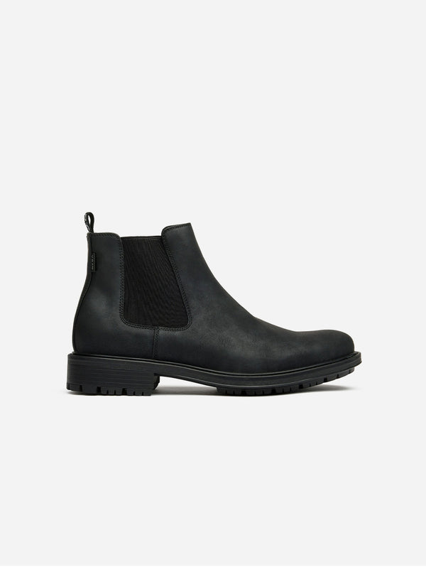 Gem Men's Vegan Leather Chelsea Boots | Black