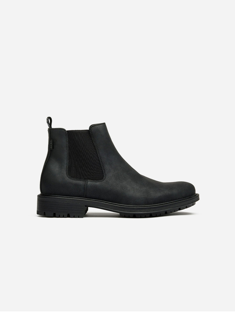Gem Men's Vegan Leather Chelsea Boots | Black