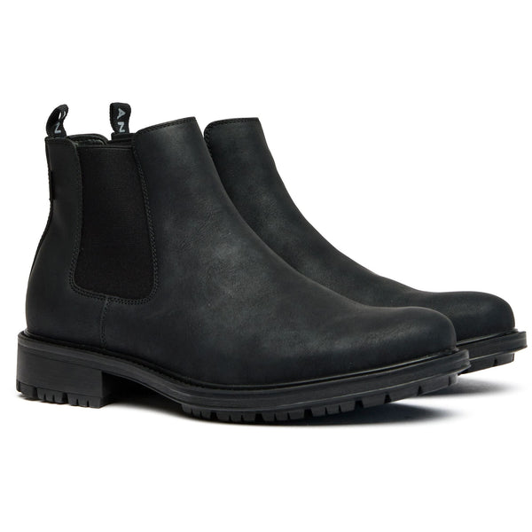 Gem Men's Vegan Leather Chelsea Boots | Black