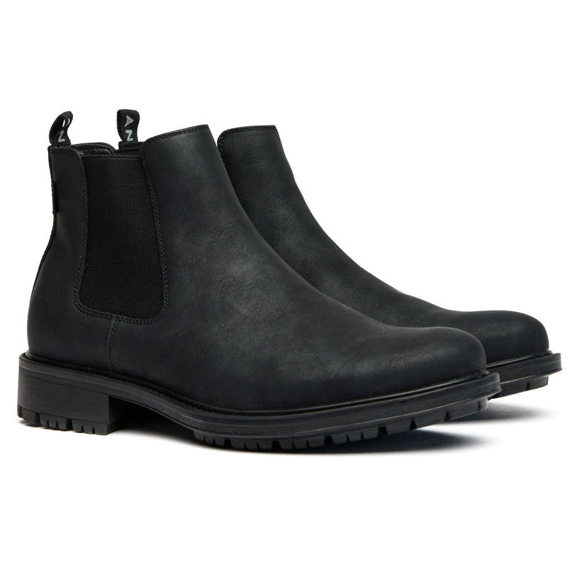 Gem Men's Vegan Leather Chelsea Boots | Black