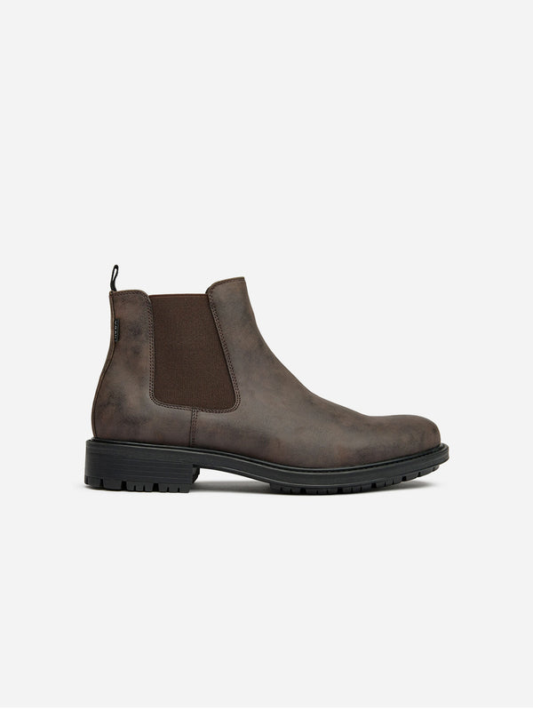 Gem Men's Vegan Leather Chelsea Boots | Brown