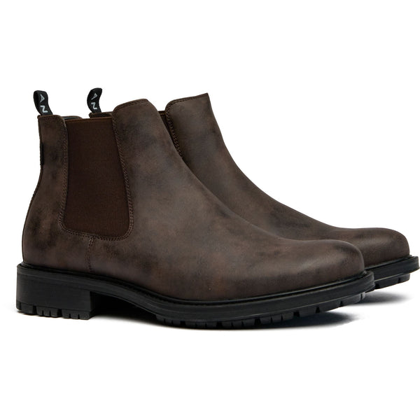 Gem Men's Vegan Leather Chelsea Boots | Brown
