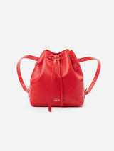 Immaculate Vegan - Giorgia Apple Leather Vegan Bucket Bag | Red