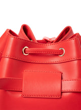 Immaculate Vegan - Giorgia Apple Leather Vegan Bucket Bag | Red