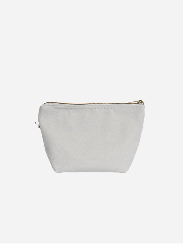 Souleway Natural Cotton Canvas Cosmetic Bag | Dust Grey Dust Grey