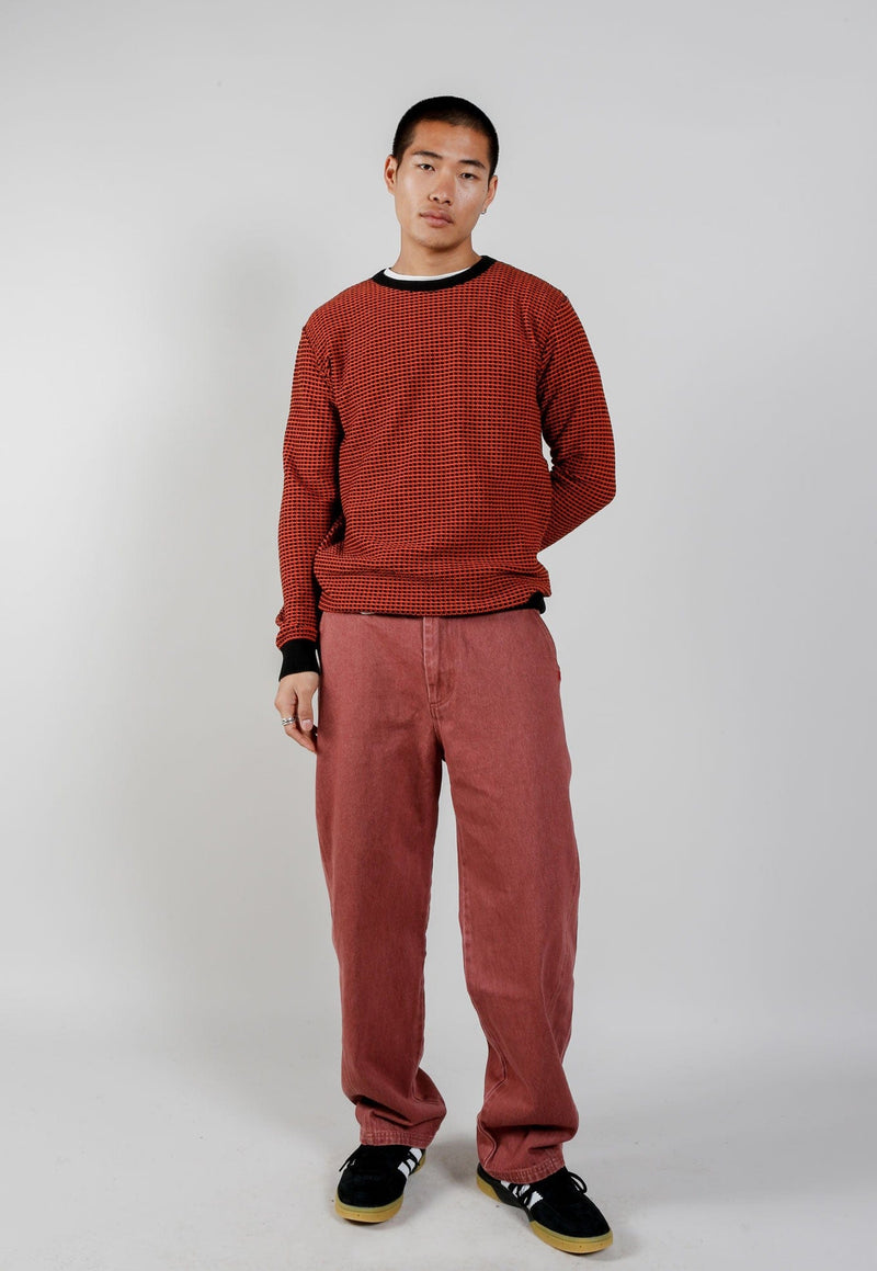 KOMODO Hasan Men's Organic Cotton Jumper | Orange