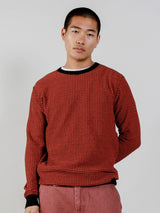 Immaculate Vegan - KOMODO Hasan Men's Organic Cotton Jumper | Orange