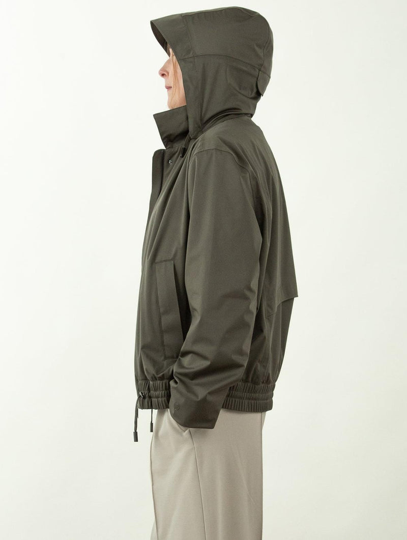 Protected Species Waterproof Harrington Jacket | Dark Olive